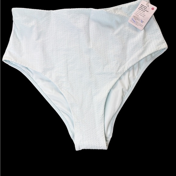 lululemon athletica Other - Lululemon High-Waist Light Blue Bikini Bottoms